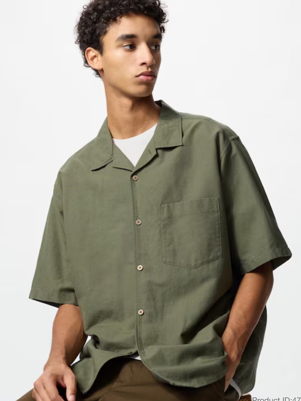 Uniqlo Unisex Cotton Linen Shirt | Short Sleeve |
UNIQLO Sz XS